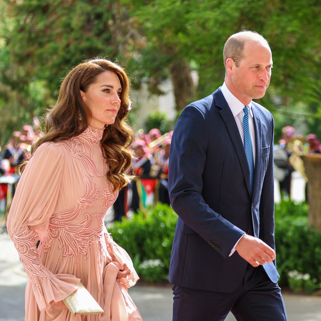 Kate Middleton y Guillermo de Gales en la boda de Al Hussein bin y Rajwa Al Saif 
