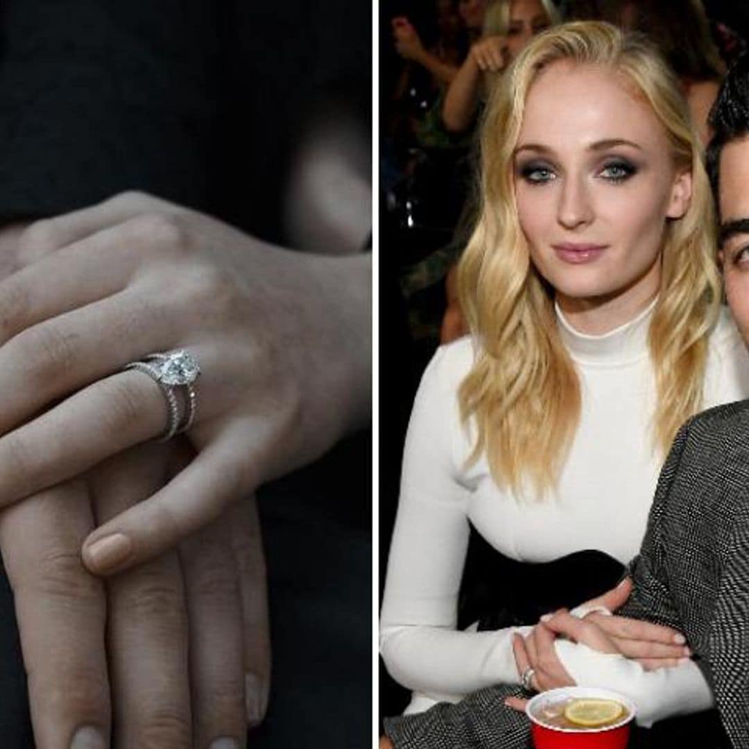 Sophie Turner y los 12 anillos de compromiso más hermosos de la celebrities