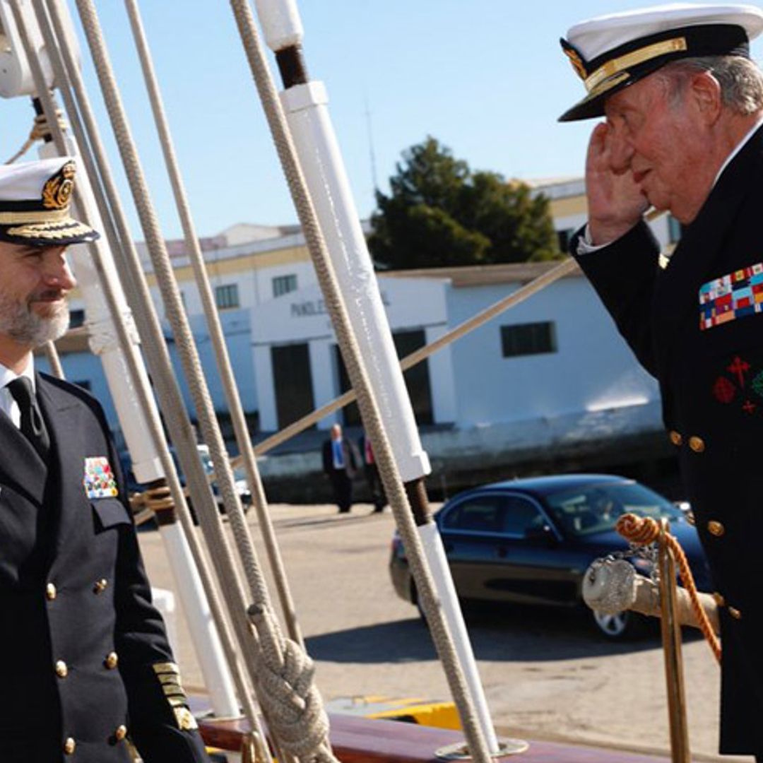 Felipe VI vuelve junto a su padre a uno de los lugares que marcaron su juventud