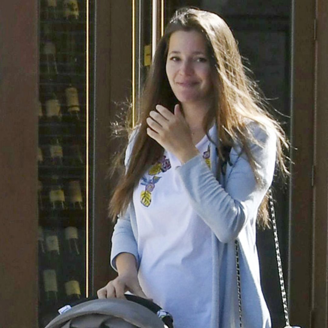 Malena Costa, 'mimando' a Matilda antes de ampliar la familia