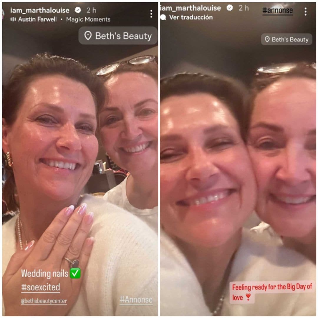 Martha Luisa de Noruega está lista para su gran boda