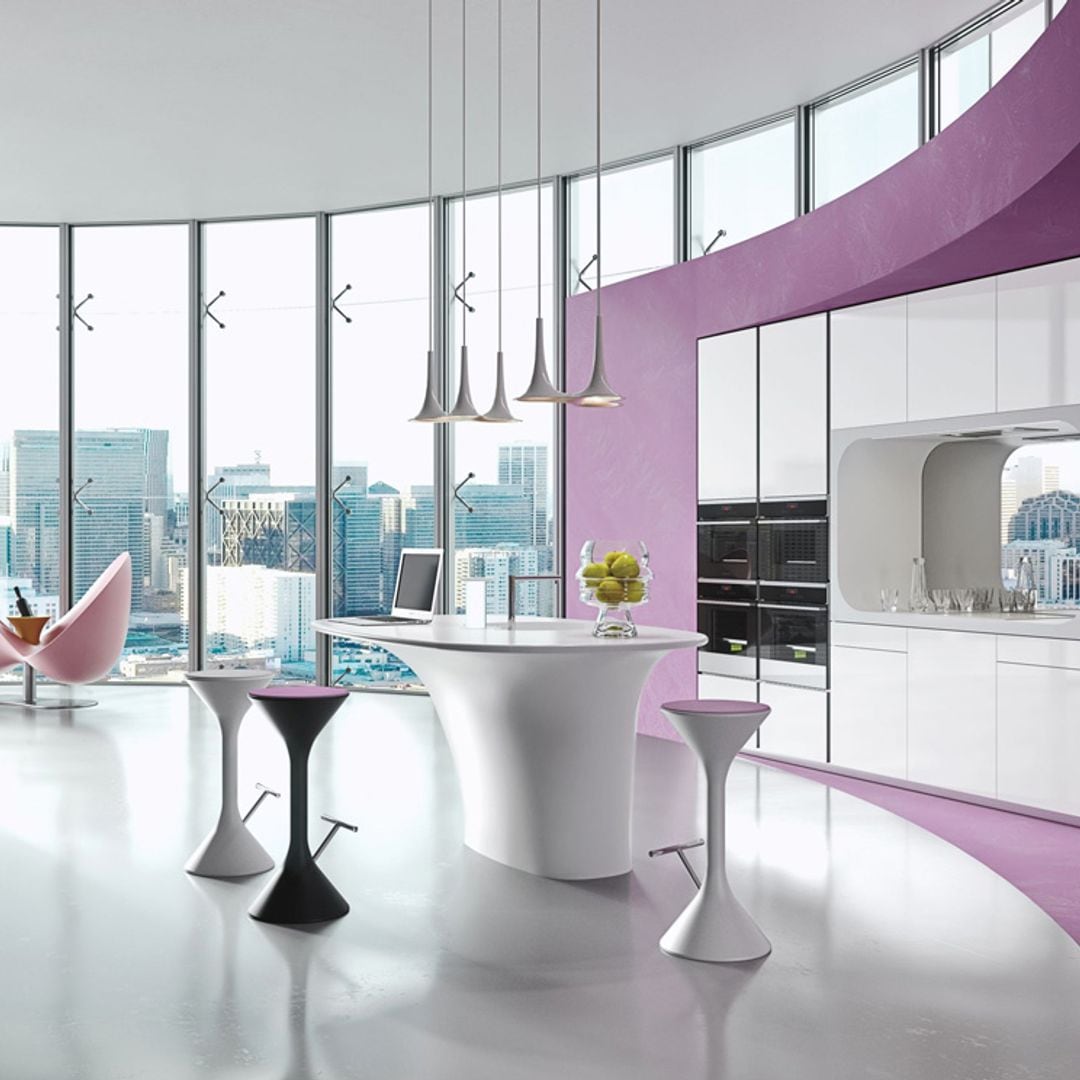 Las cocinas modernas vienen con curvas