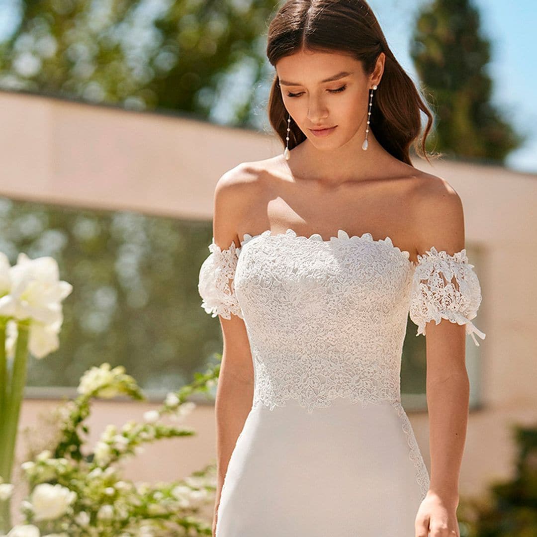 Apúntate a los vestidos de novia con manguitos, la tendencia más arriesgada