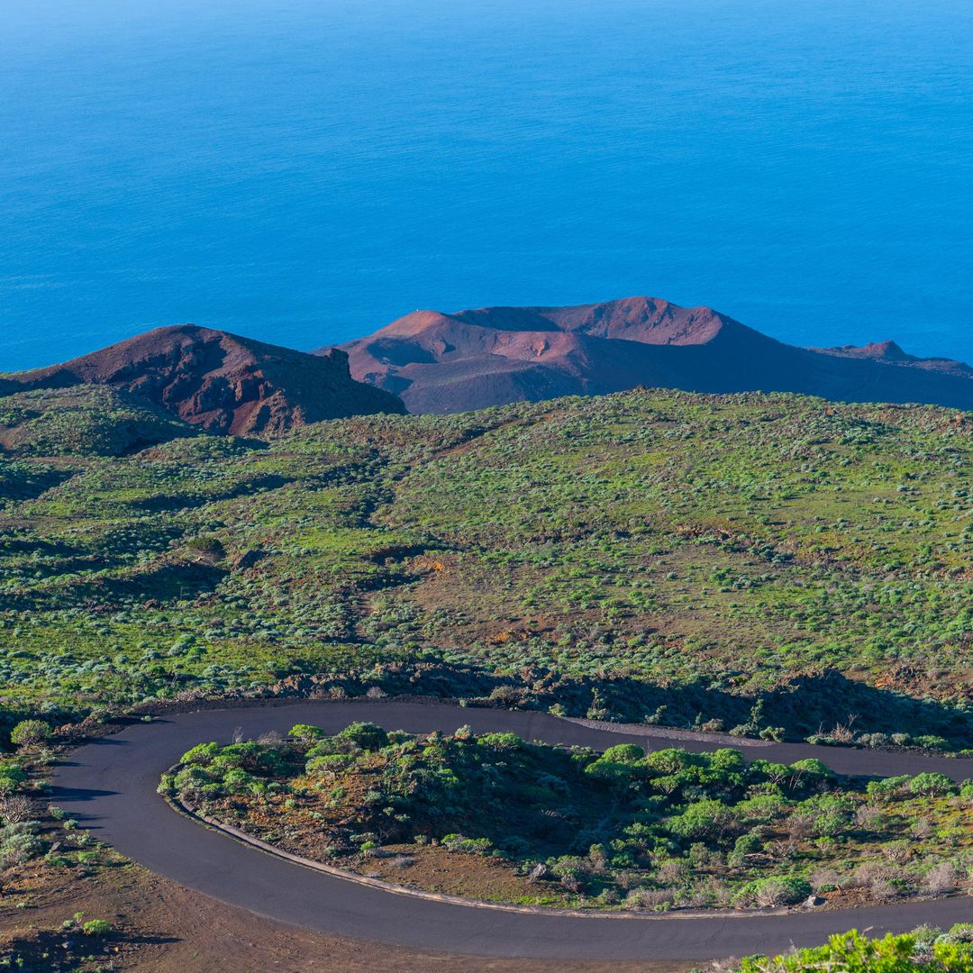 Paisaje volcánico de El Hierro, Canarias