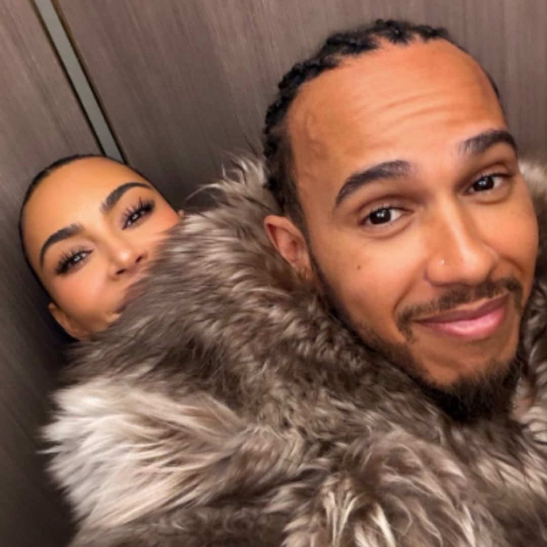 Las fotos de Kim Kardashian y Lewis Hamilton presumiendo de amor que demuestran que ya no se esconden