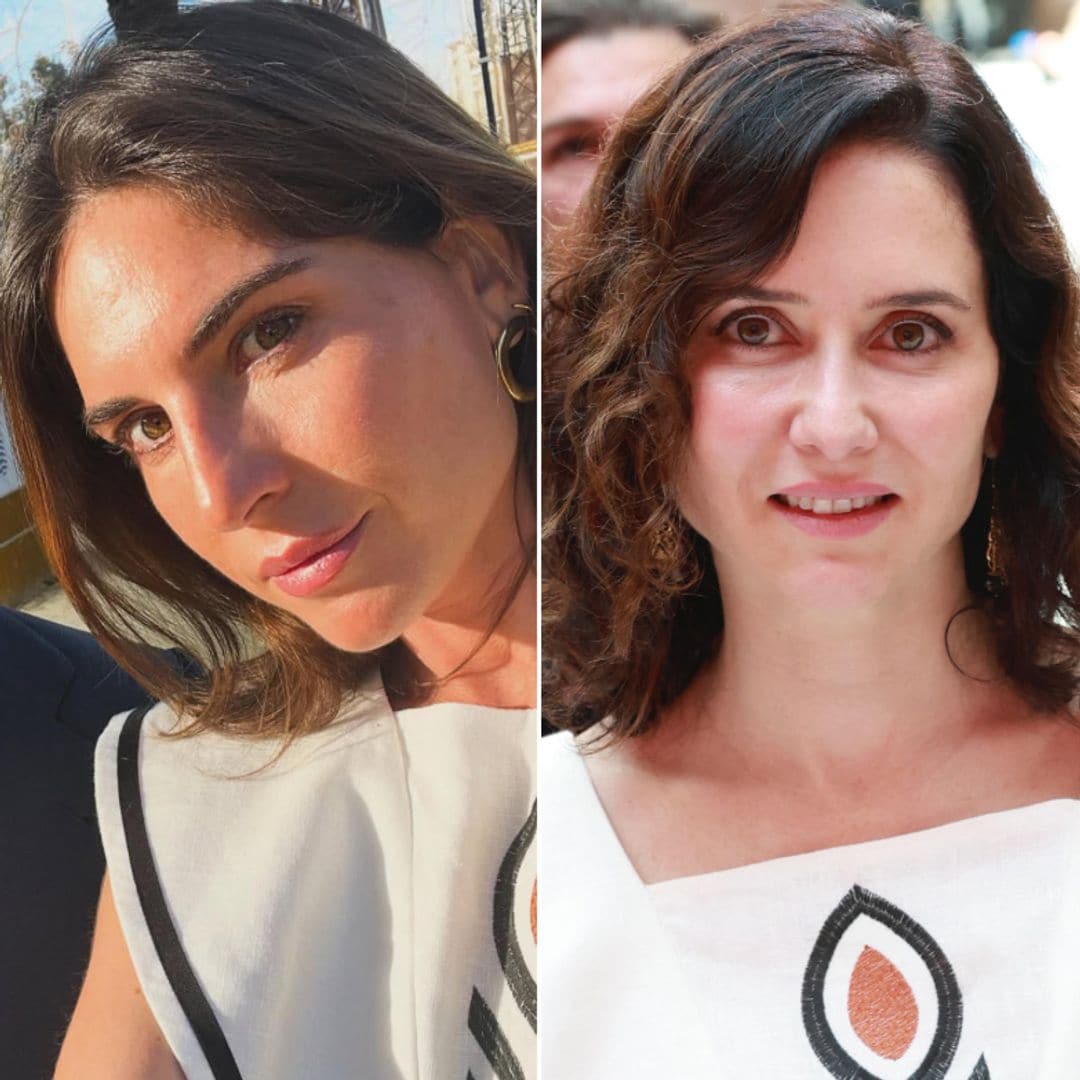 Isabel Díaz Ayuso y Lourdes Montes coinciden con el mismo vestido y ¡no es la única casualidad!