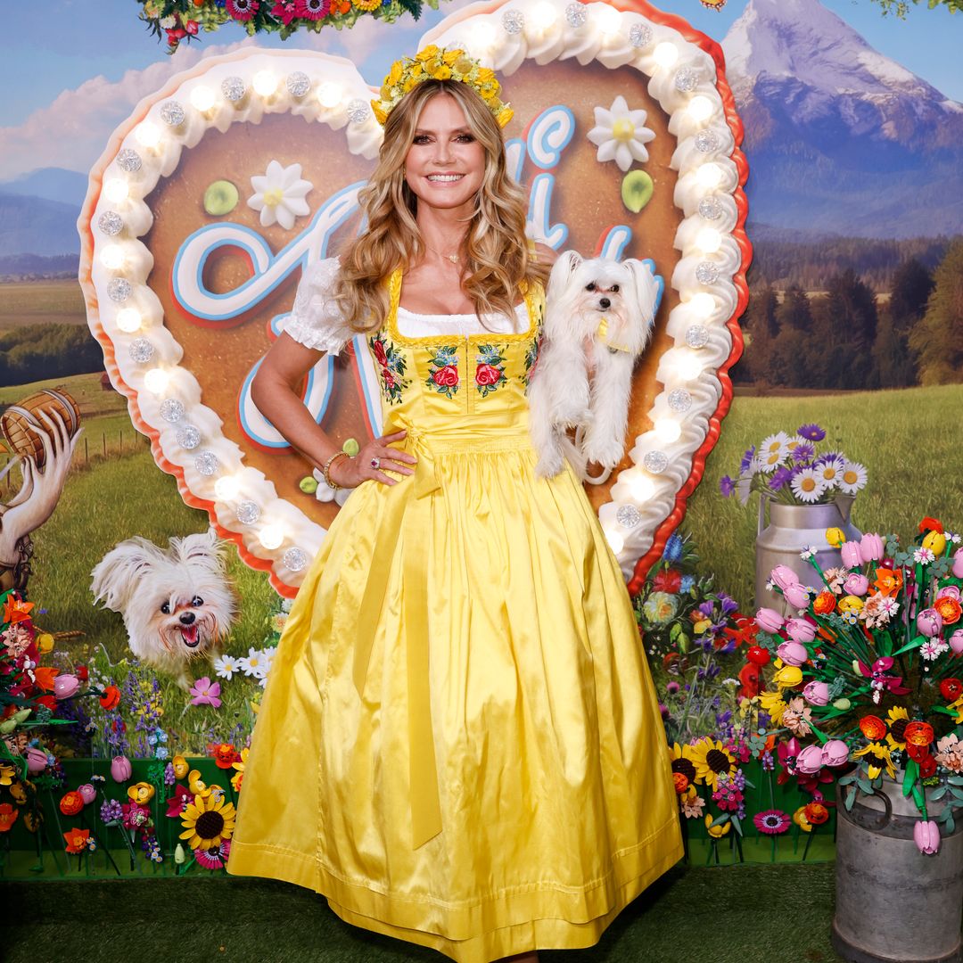 Heidi Klum presume de sus hijos modelo, Leni y Henry, en la fiesta antesala del Oktoberfest en Munich