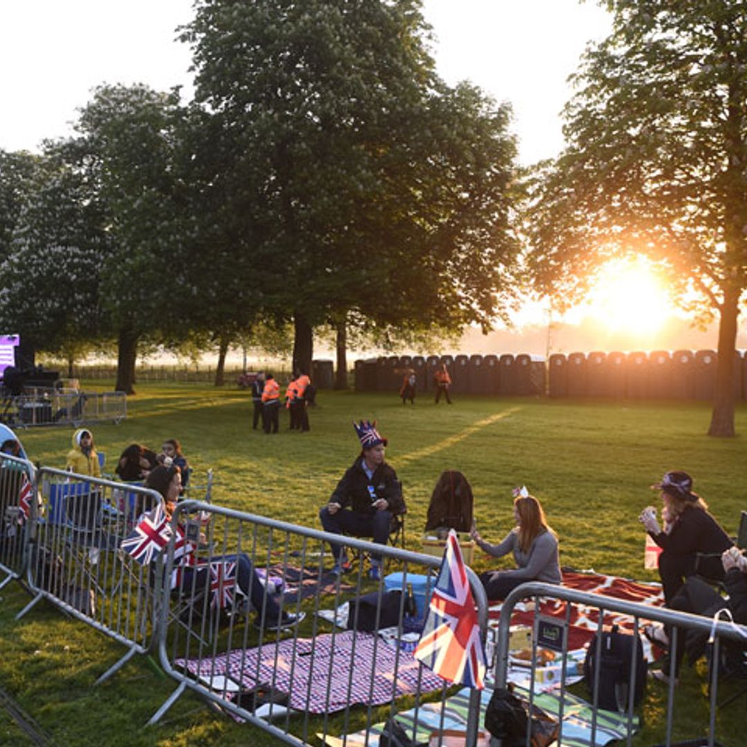 Así amanece Windsor para el gran día: la boda de Meghan y Harry
