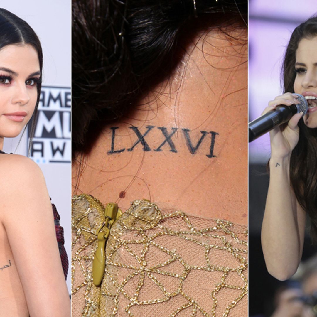 Selena Gomez y la moda de los tatuajes minimalistas