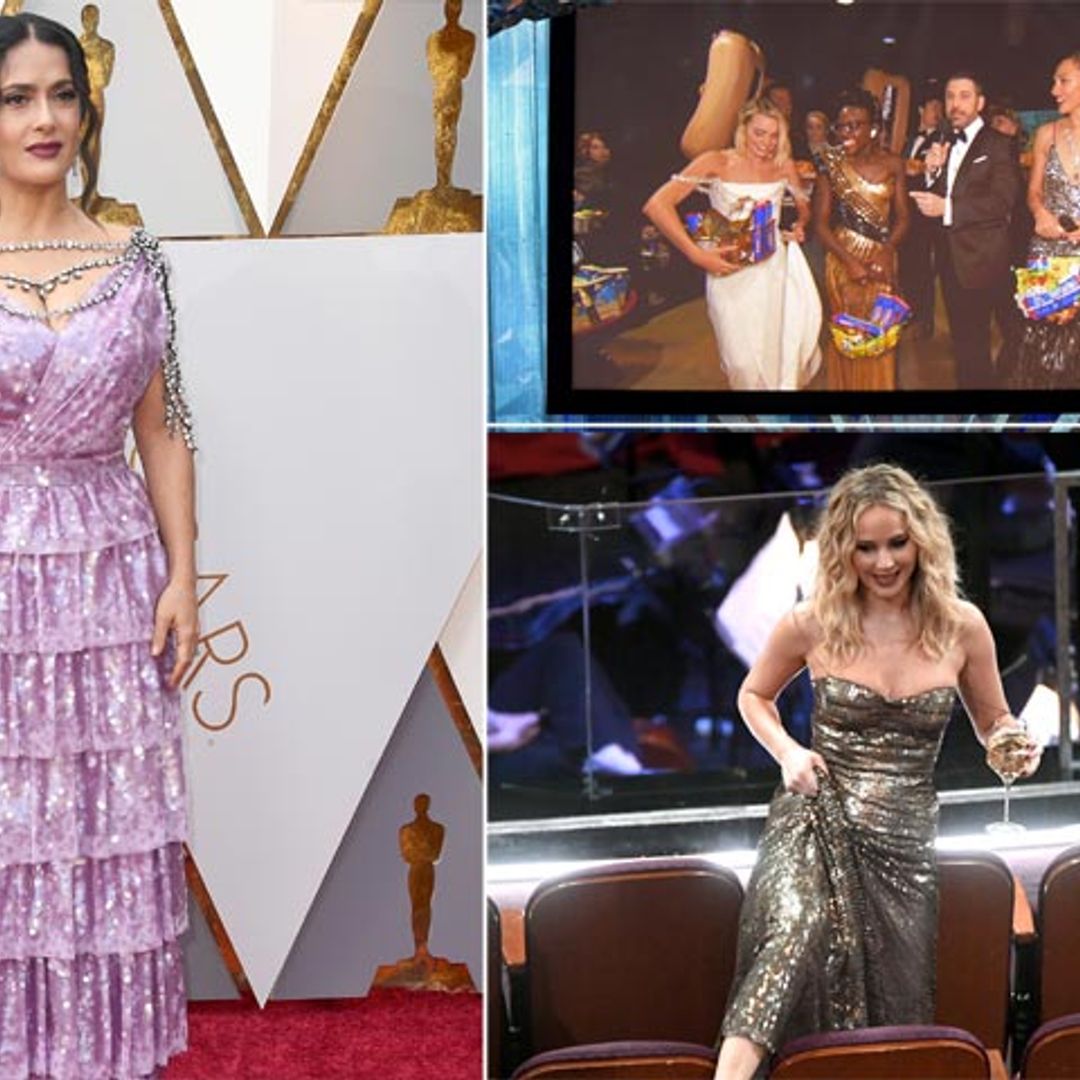 Joyas millonarias, la actriz más ágil y un abrazo de consuelo... los momentazos que siempre recordaremos de los Oscar 2018
