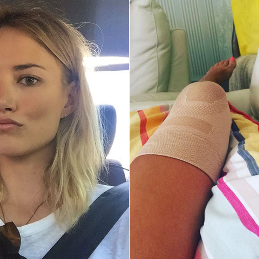 Alba Carrillo se recupera del golpe por el que acabó en el hospital