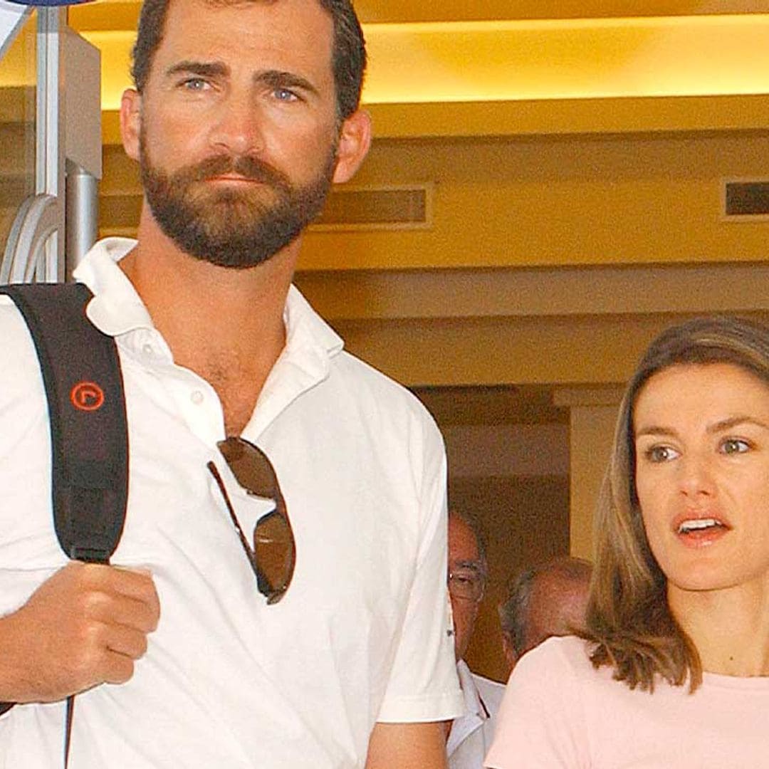 Los Príncipes de Asturias visitan a los abuelos paternos de doña Letizia en Ribadesella