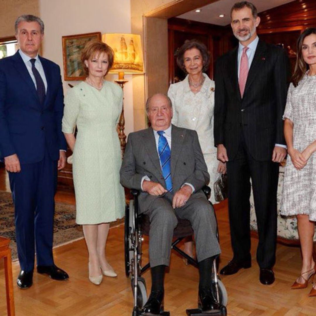 Los cuatro Reyes almuerzan con Margarita y Radu de Rumanía