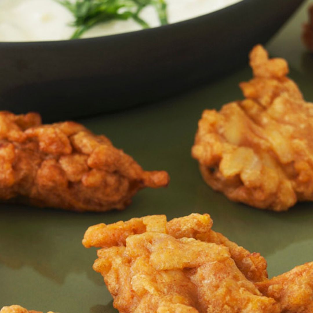'Nuggets' de zanahoria y chirivía con salsa de yogur