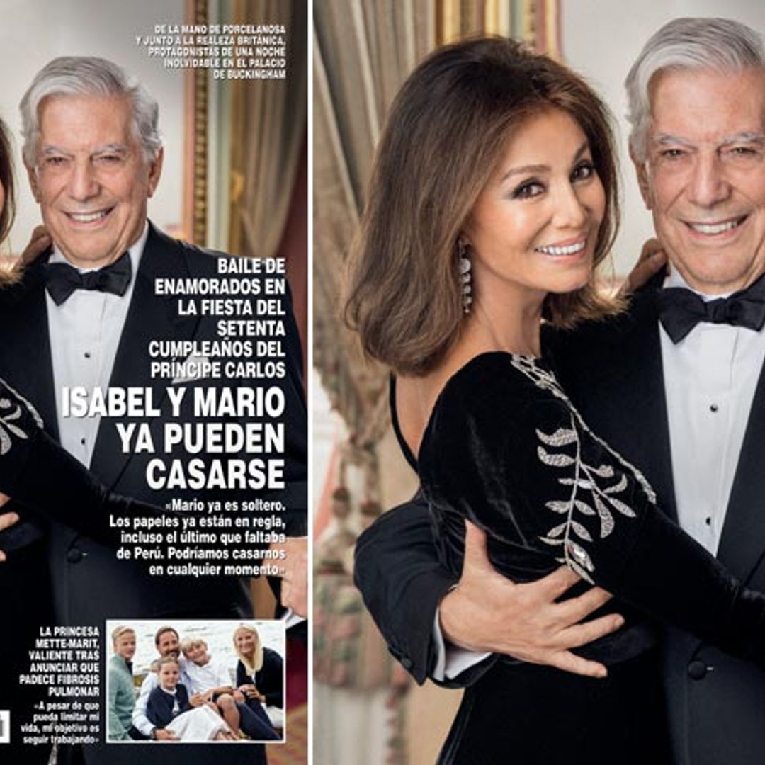 En ¡HOLA!, Isabel Preysler y Mario Vargas Llosa ya pueden casarse