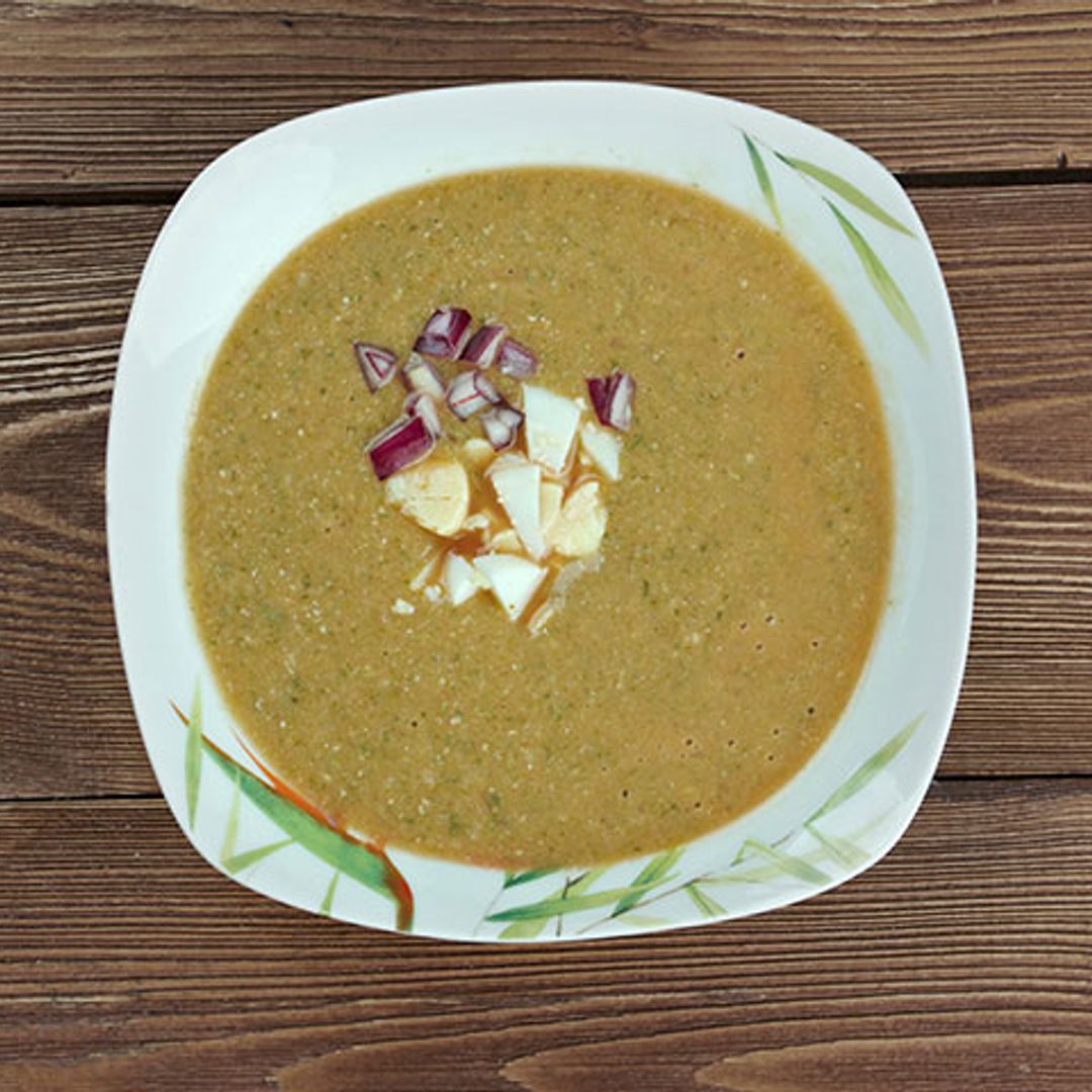 Salmorejo con aloe vera