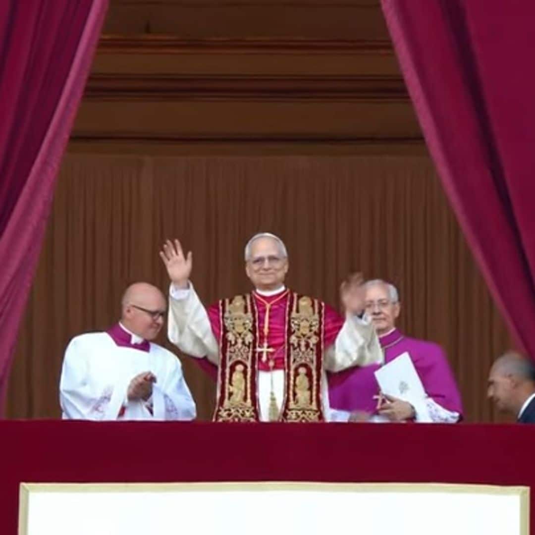 Primeras imágenes del nuevo Papa León XIV