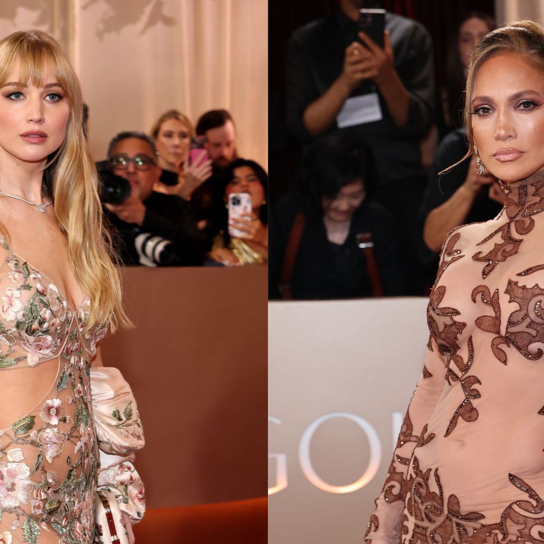 Jennifer Lopez y Jennifer Lawrence son las primeras en apostar por el 'naked dress' este 2026