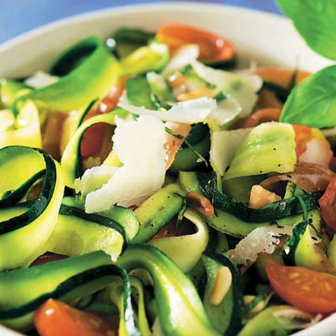 Ensalada de tallarines de calabacín