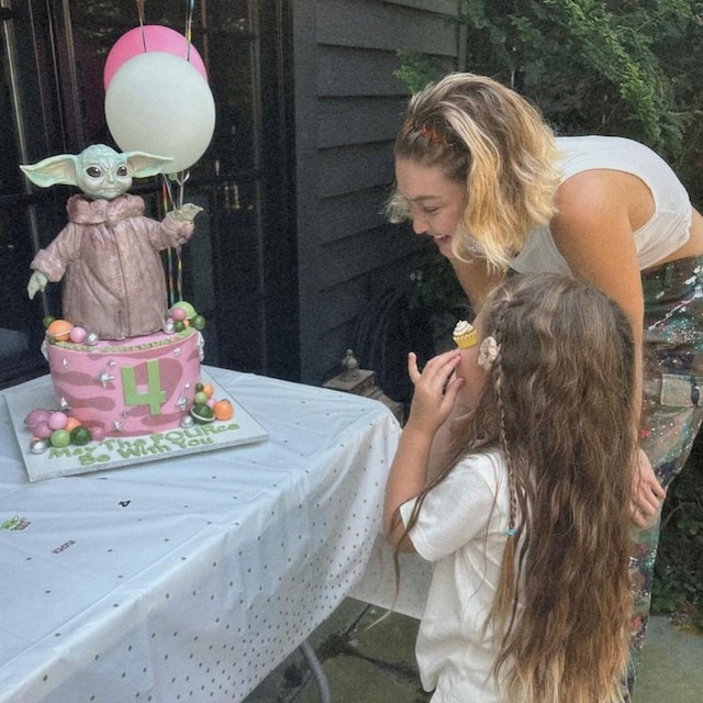 Fiesta 4º aniversario hija Gigi Hadid y Zayn Malik