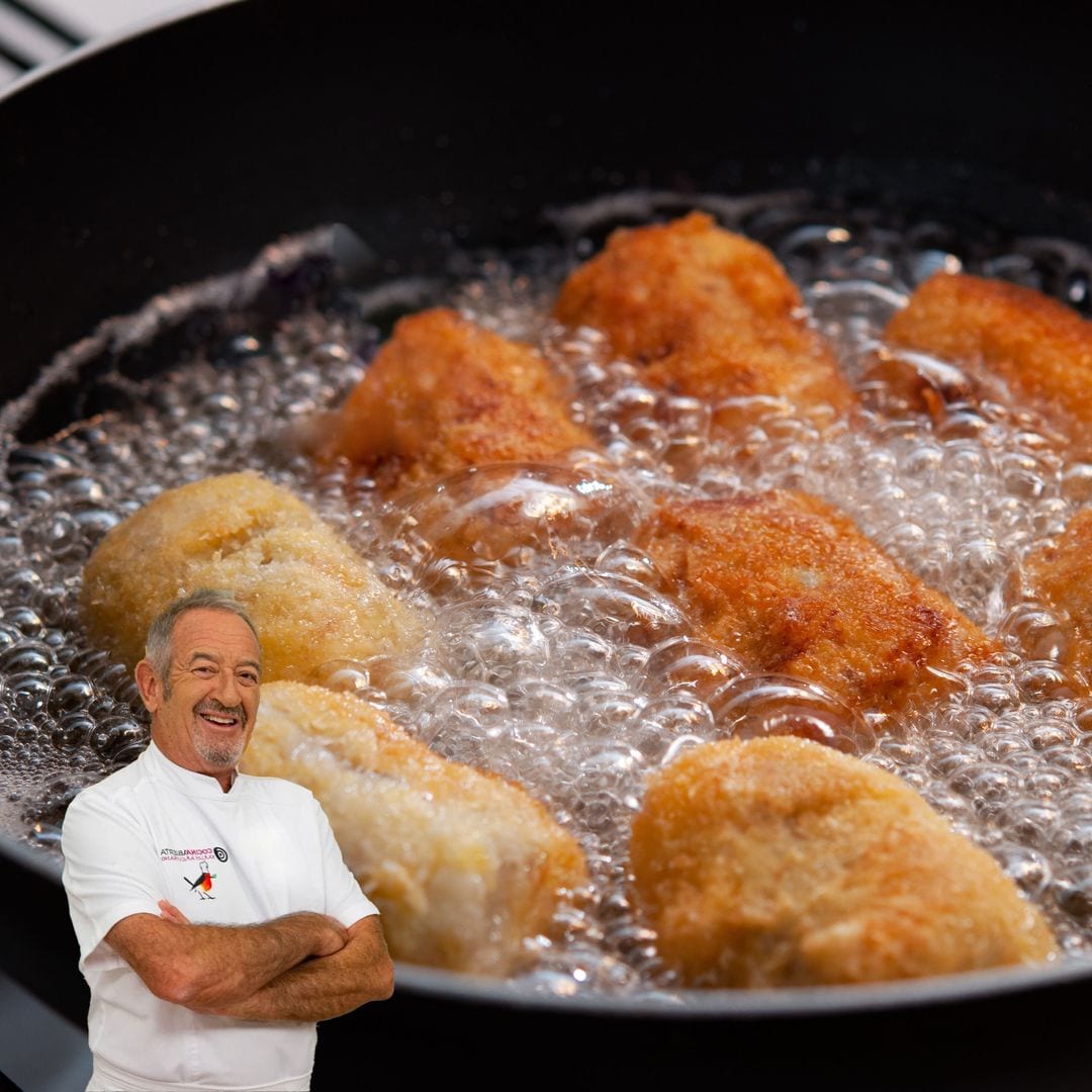 El truco de Karlos Arguiñano para que tus croquetas no se abran al freírlas