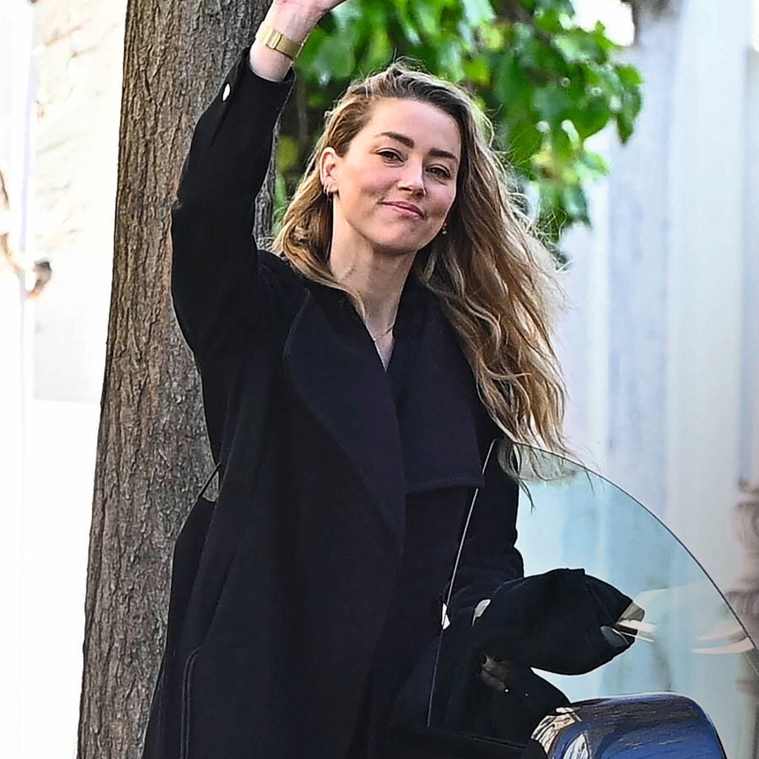 Amber Heard, primeras imágenes embarazada, en su día a día en Madrid
