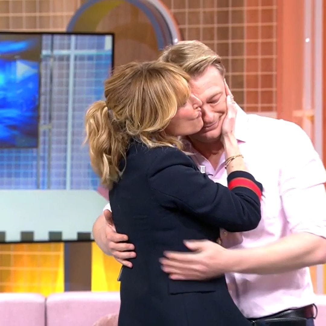 Emma García se emociona al tener de vuelta a su compañero Richard Pena tras el infarto que sufrió: "Hay que celebrar la vida"