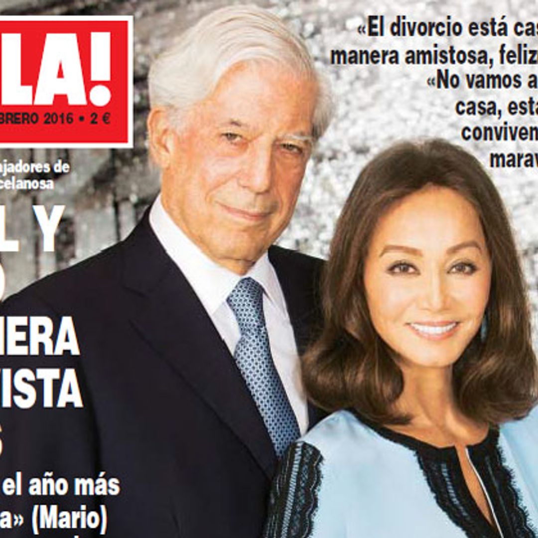 En ¡HOLA!: Isabel Preysler y Mario Vargas Llosa, su primera entrevista juntos