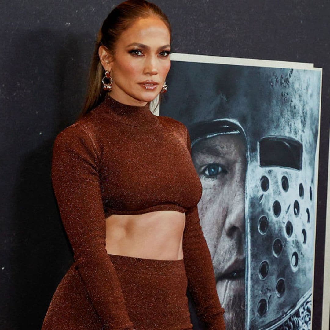 Jennifer Lopez cautiva con un sensual 'crop top' en la noche especial de Ben Affleck