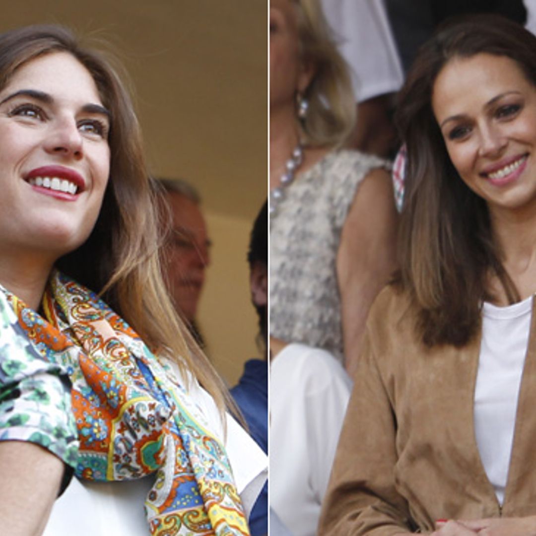 Lourdes Montes y Eva González, la felicidad de dos 'cuñadas' en Ronda