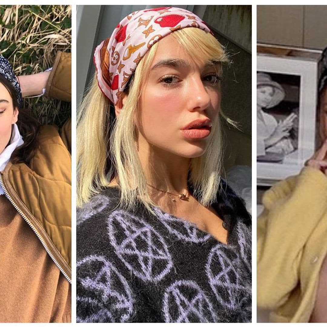 ¿Pañuelos para la cabeza? La tendencia para coronar tu look