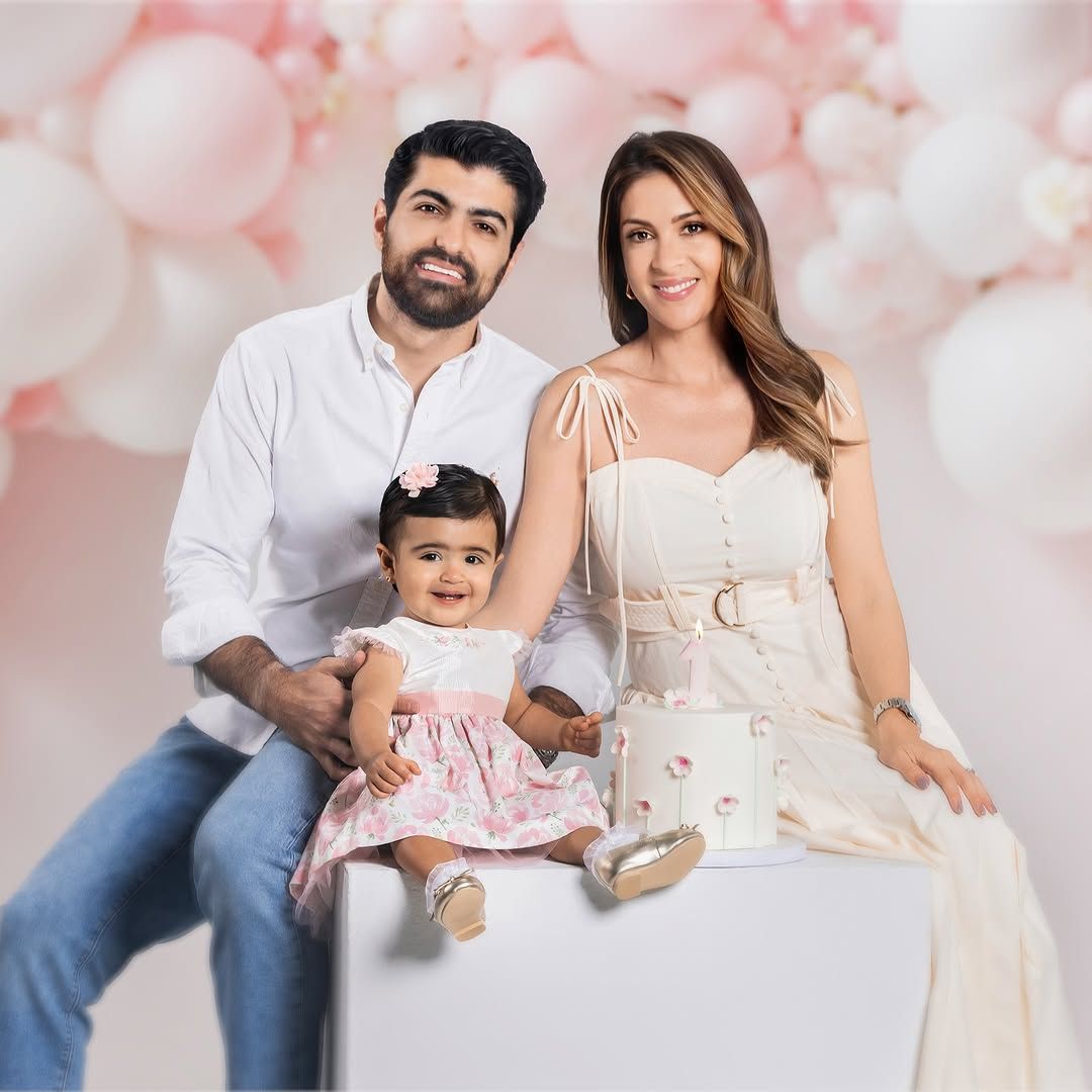 Maity Interiano y Anuar Zidan celebran dichosos el primer cumpleaños de su hija Nour