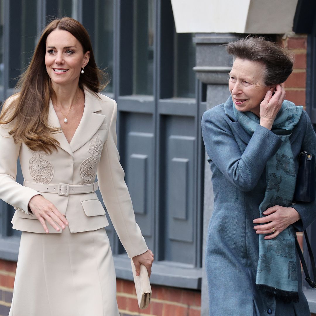 La reacción de la princesa Kate tras un momento incómodo con la princesa Ana