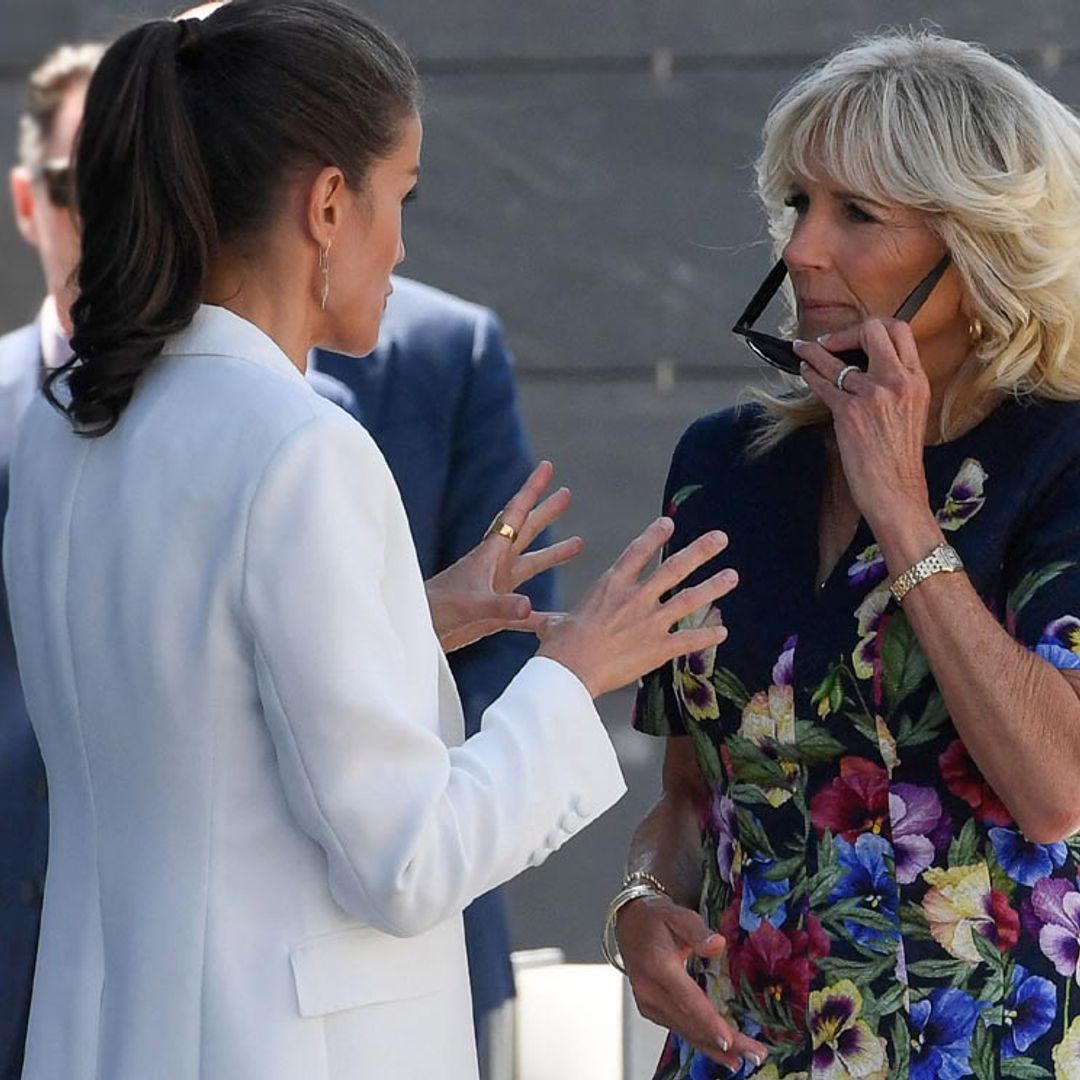 La palabras de Jill Biden a la Reina tras su trepidante paso por España
