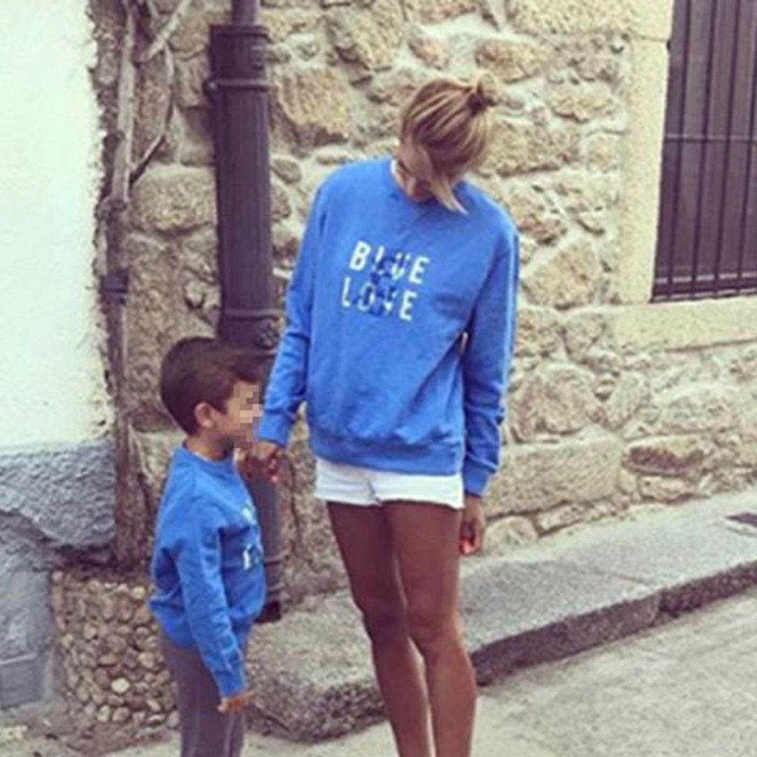 El retiro rural de Alba Carrillo y su hijo Lucas en Nava del Barco
