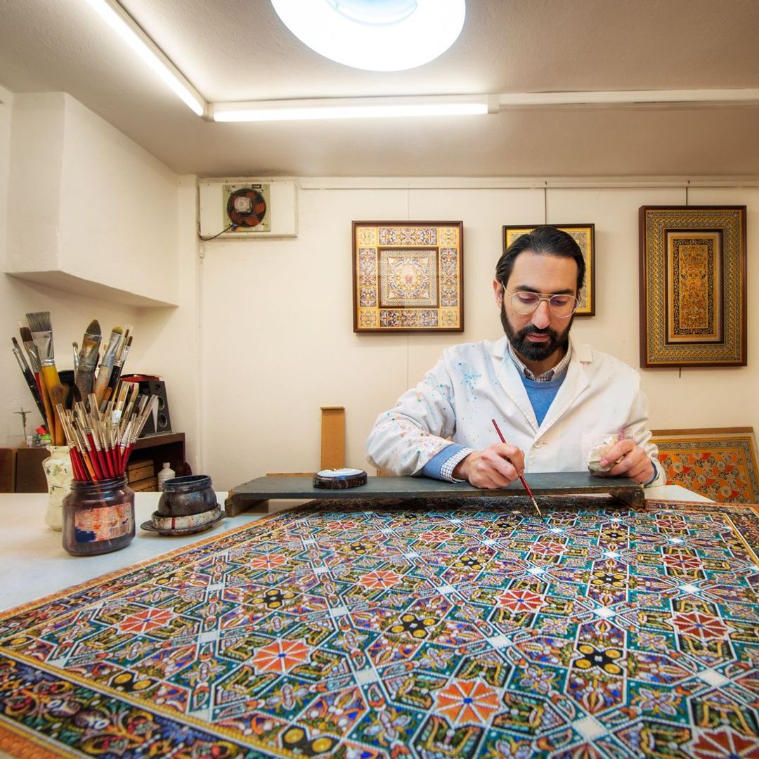 José Carlos Villarejo García, de la Casa-Museo del Guadamecí Omeya, el museo cordobés que impulsa la candidatura de los guadamecíes y cordobanes como Patrimonio Inmaterial de la Humanidad. Córdoba