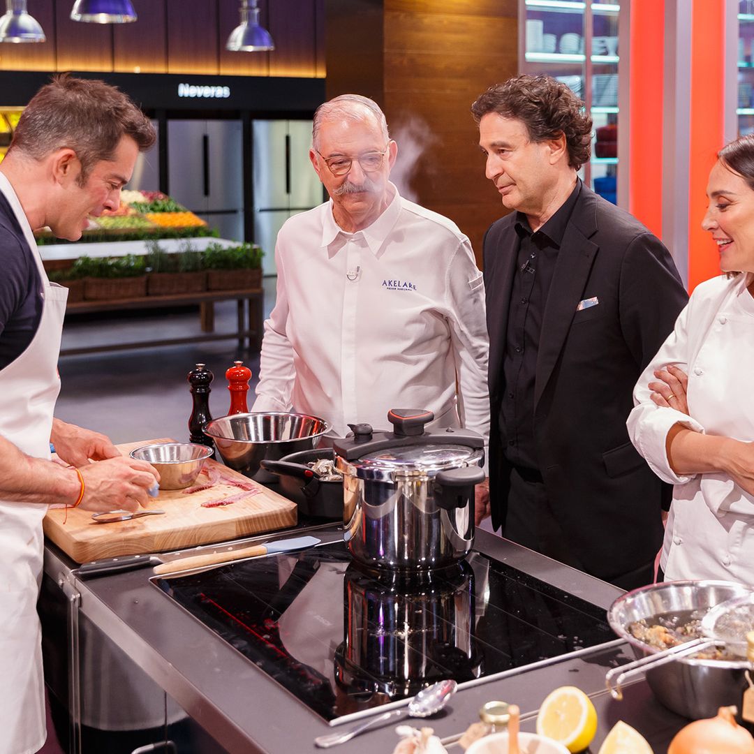 Tamara Falcó y Pedro Subijana visitan la semifinal de MasterChef