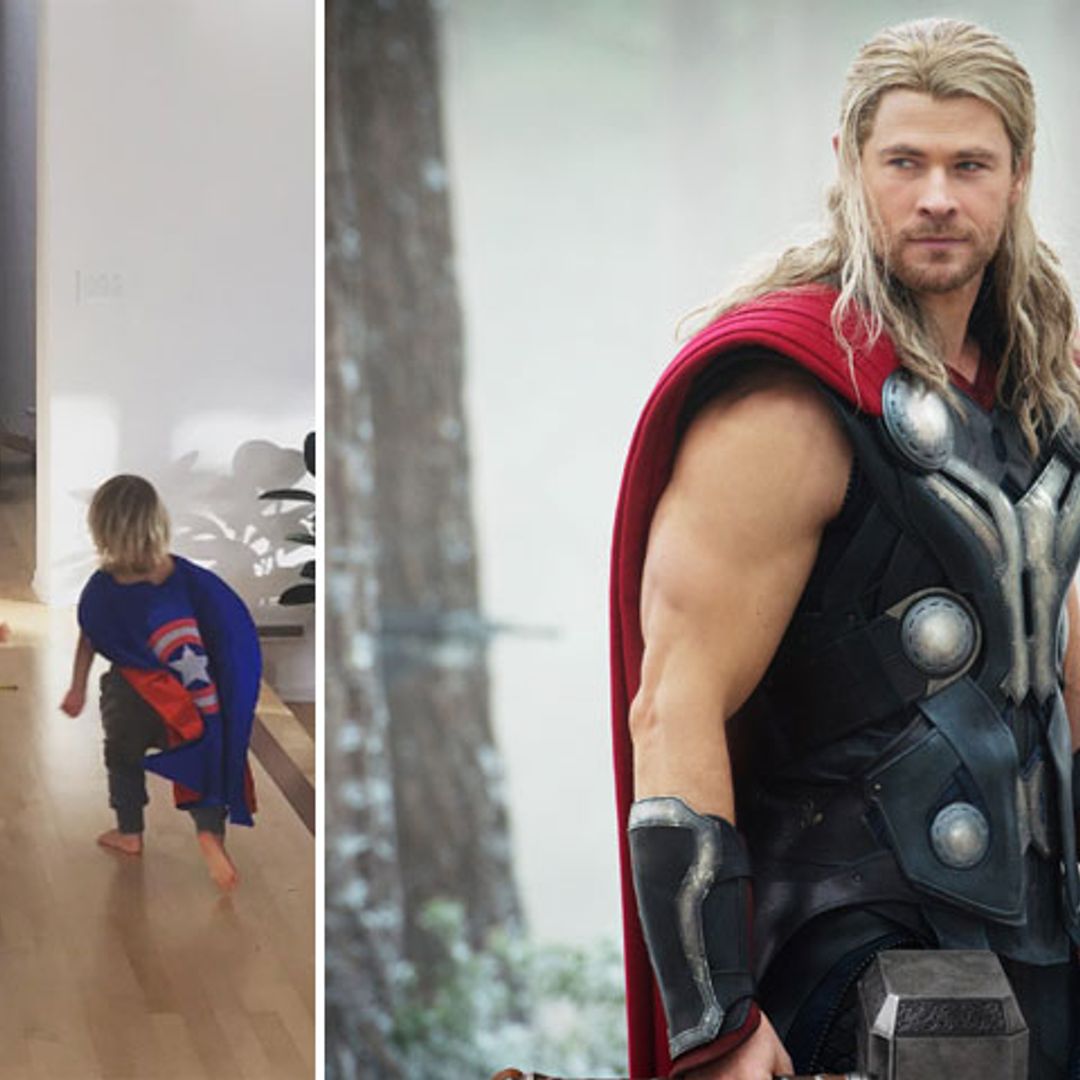 Chris Hemsworth, un maestro superhéroe para sus hijos