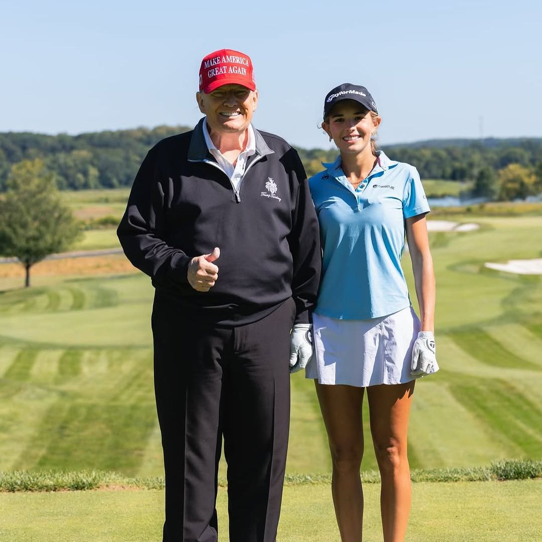 Kai Trump, la nieta favorita del presidente estadounidense: de apoyarle en las campañas a jugar juntos al golf