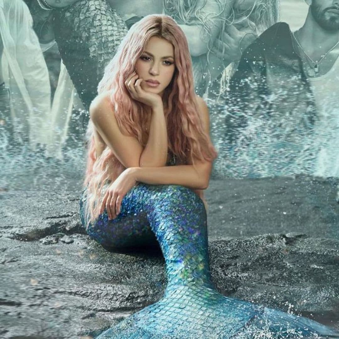 Las espectaculares 'mermaid waves' de Shakira y otras nueve 'celebrities' que nos inspiran