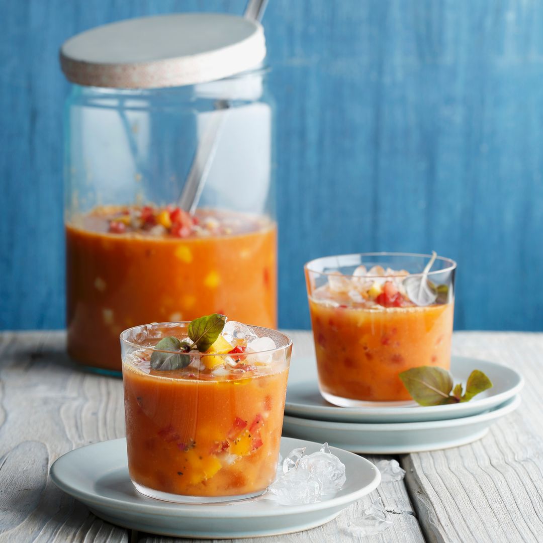 Gazpacho con mango