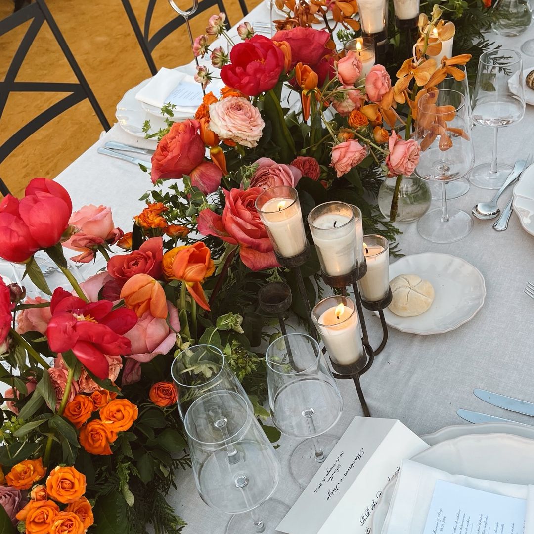 Detalles florales para la boda