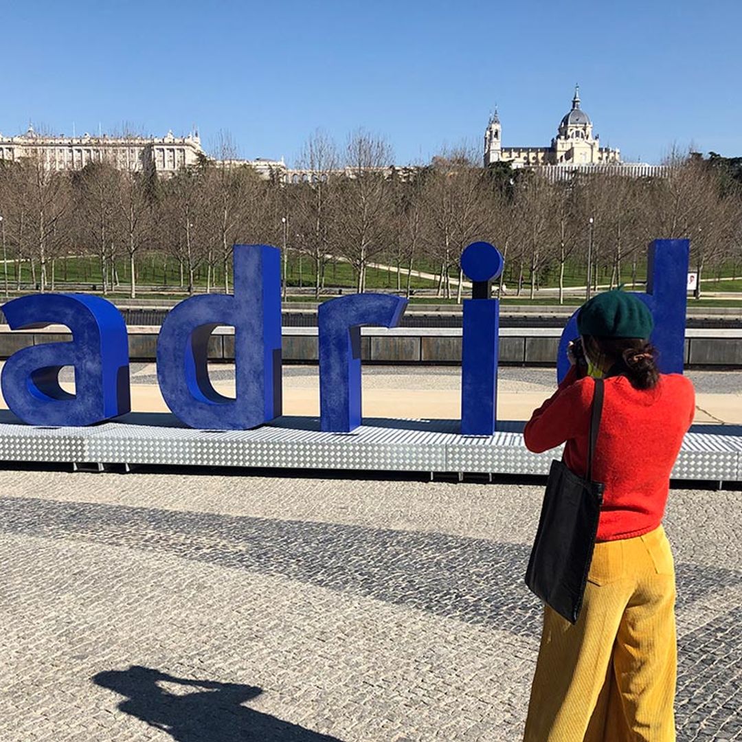 Las letras gigantes de Madrid, el nuevo «place to go» para hacerte la foto