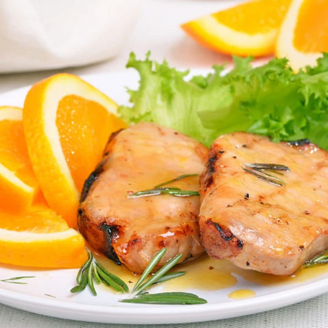 Lomo de cerdo a la naranja, cero grasas y mucho sabor