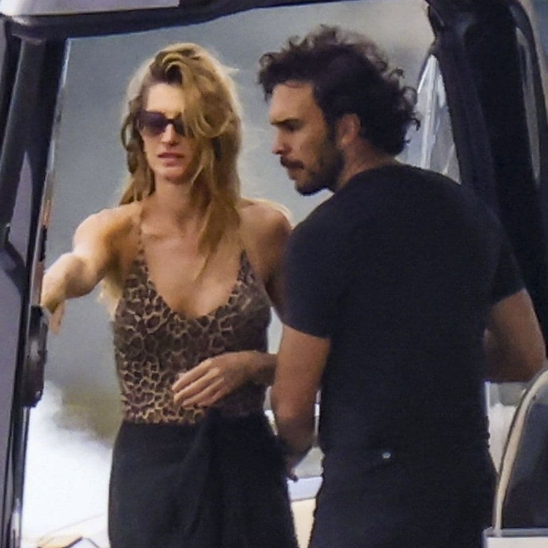 Gisele Bündchen y Joaquim Valente disfrutan de un tranquilo paseo en bote con su pequeño bebé River