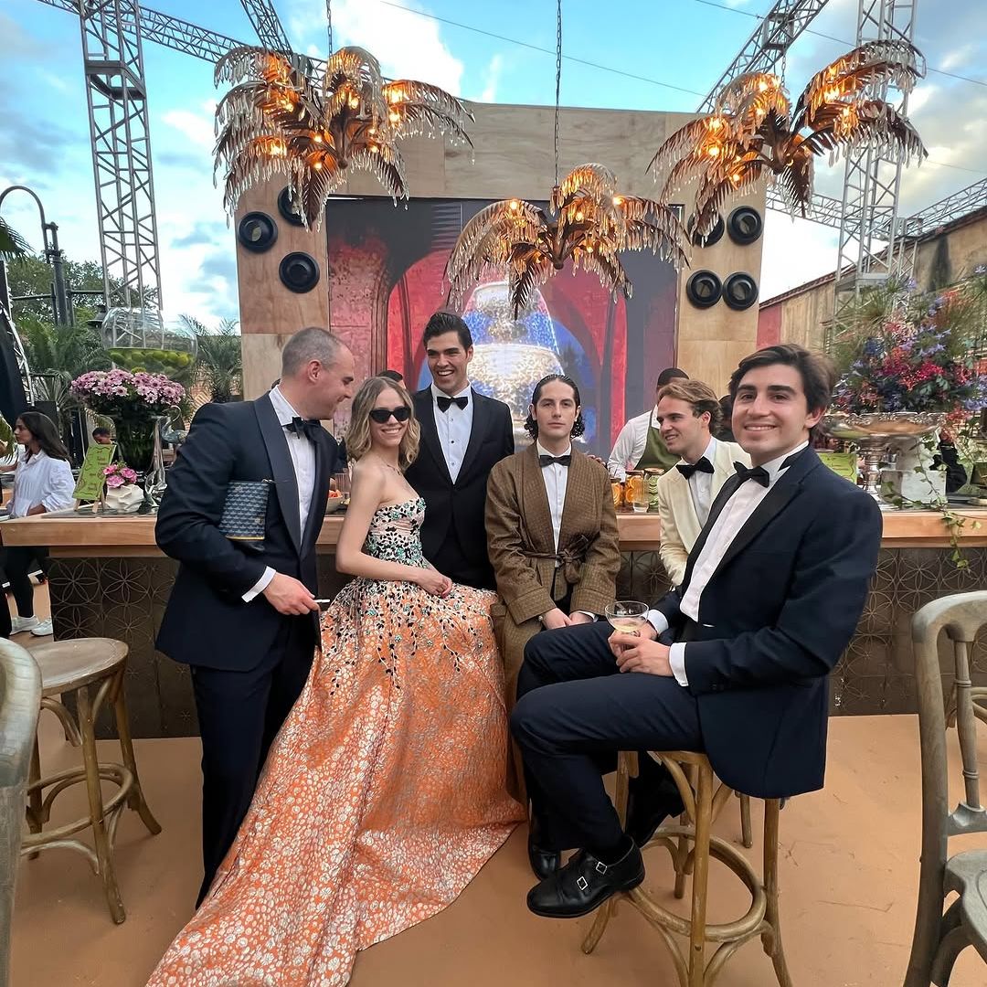Almudena Lapique en la boda de Angèle Giacinti y Paul Testot
