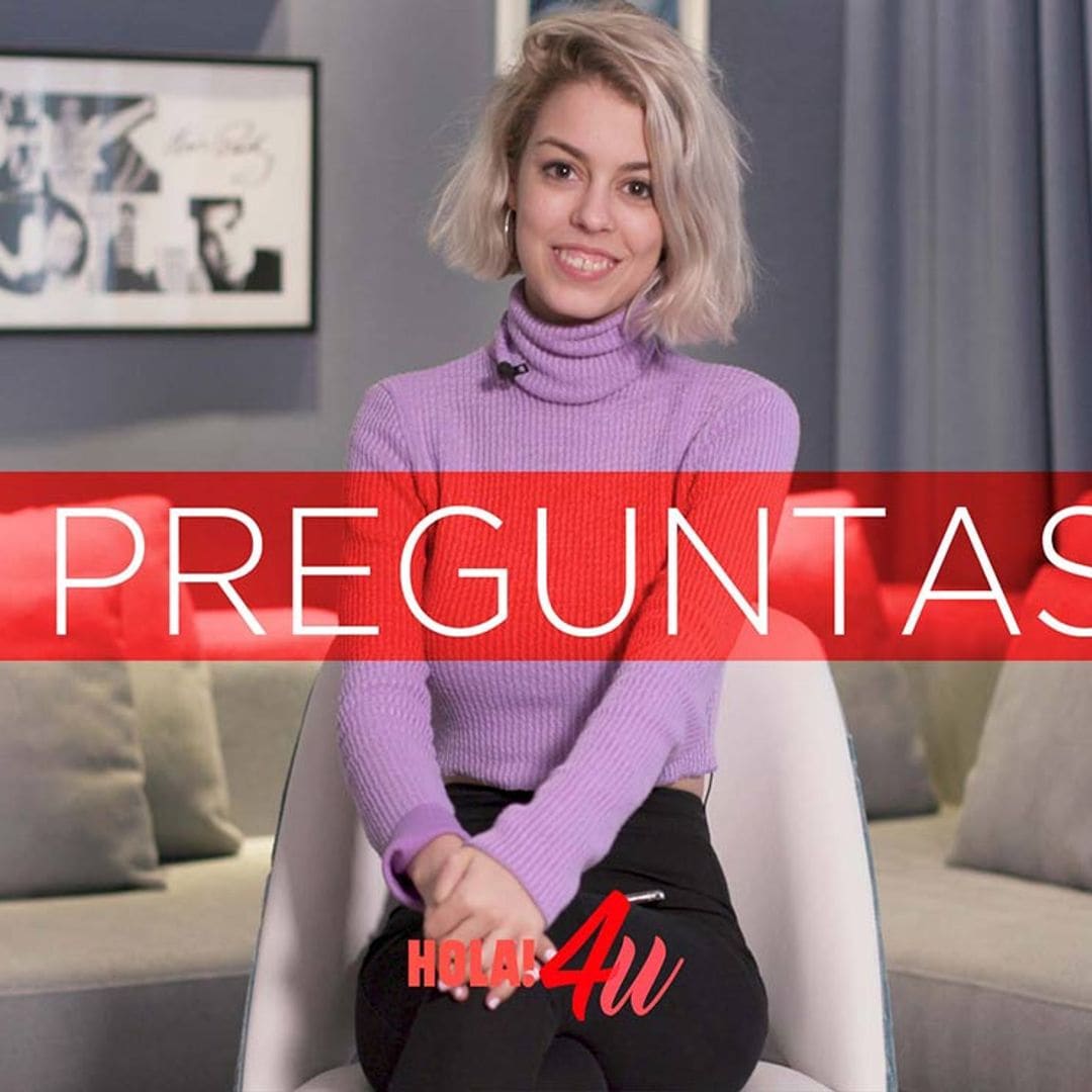 ¿Quién fue su primer 'crush'? ¿Qué le obsesiona? Nerea Rodríguez responde a las 20 preguntas de HOLA!4U