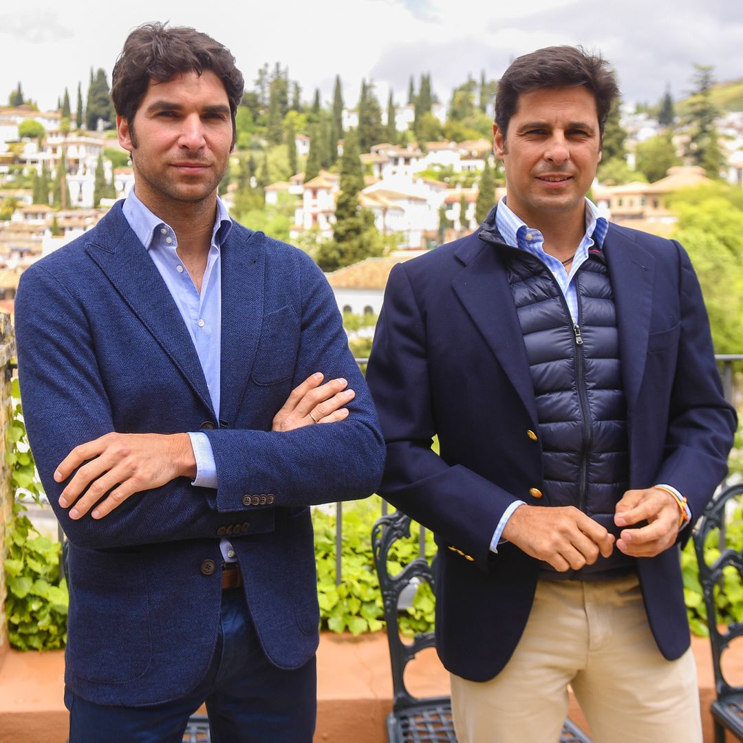Francisco Rivera y Cayetano Rivera durante la presentacion del "Mano a Mano" con motivo de la Feria del Corpus de Granada 2016