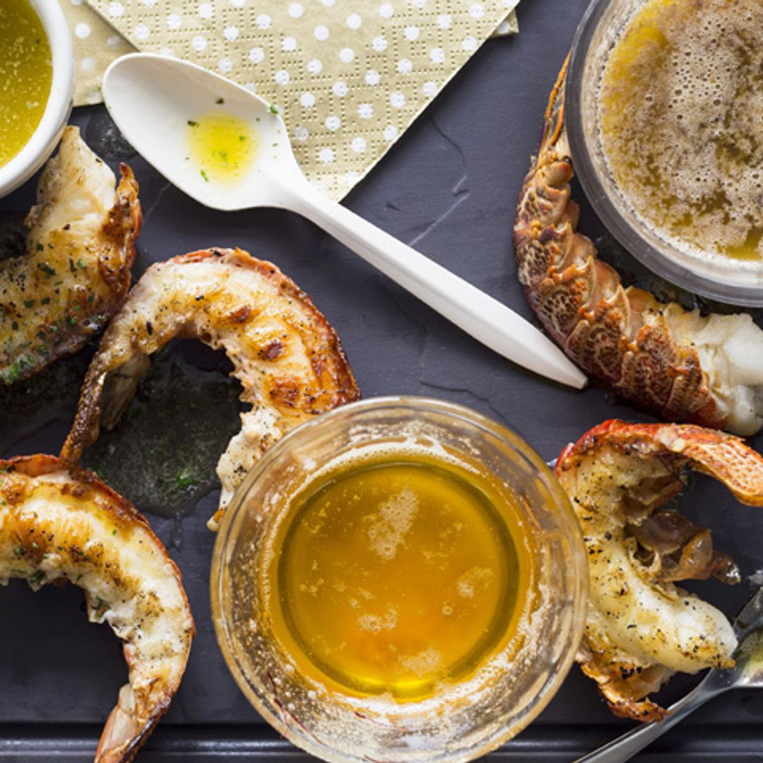 Langosta a las tres mantequillas