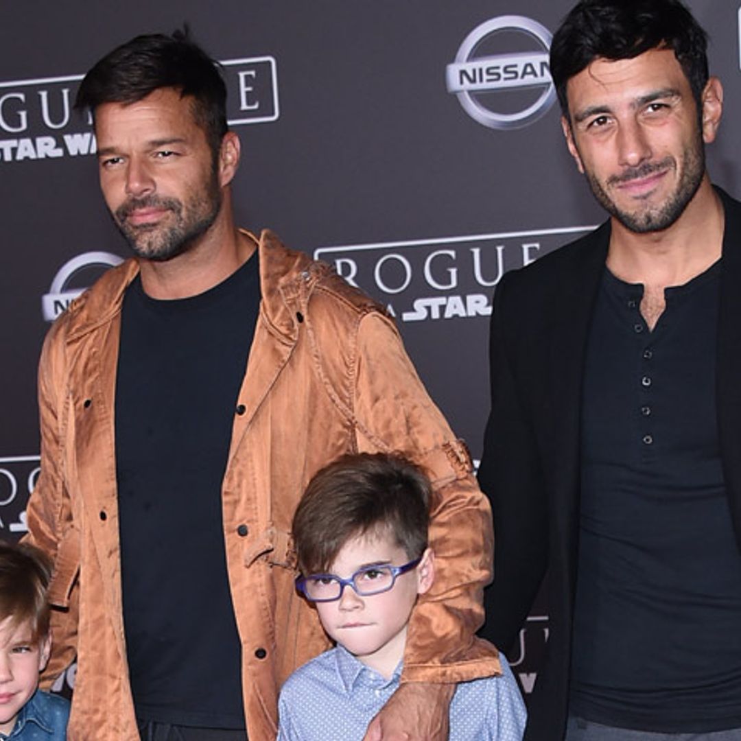 Los hijos de Ricky Martin ¡con papá a la alfombra roja!